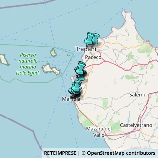 Mappa Isolato dei Moziesi, 91025 Marsala TP, Italia (7.8545)
