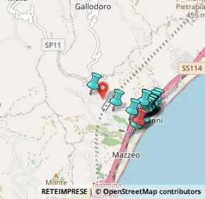 Mappa Contrada Vigna Vecchia Salita, 98037 Gallodoro ME, Italia (0.914)