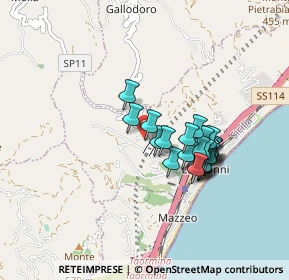 Mappa Contrada Vigna Vecchia Salita, 98037 Gallodoro ME, Italia (0.78889)