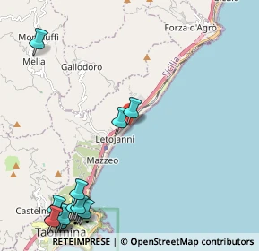 Mappa Via Rizzo L., 98037 Letojanni ME, Italia (3.55733)