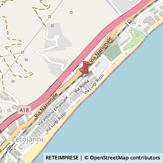 Mappa Via Vittorio Emanuele, 486, 98037 Letojanni, Messina (Sicilia)