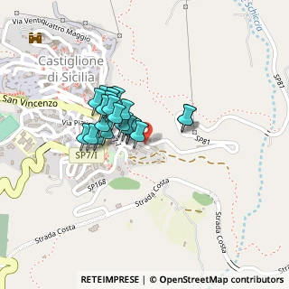 Mappa Via Zara, 95012 Castiglione di Sicilia CT, Italia (0.172)