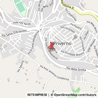 Mappa Via Firenze, 1, 04015 Priverno, Latina (Lazio)