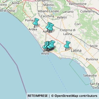 Mappa Via Labro, 00048 Nettuno RM, Italia (6.61091)