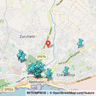 Mappa Via Labro, 00048 Nettuno RM, Italia (1.469)