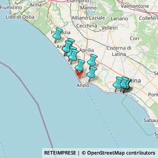 Mappa Via Stella, 00042 Anzio RM, Italia (13.61)