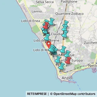 Mappa Via Stella, 00042 Anzio RM, Italia (1.505)