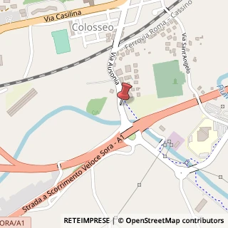 Mappa Via ausonia 52, 03043 Cassino, Frosinone (Lazio)