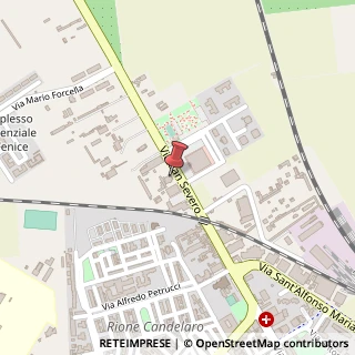 Mappa Via San Severo, km 4, 71122 Foggia, Foggia (Puglia)