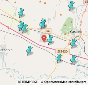 Mappa SP 276, 03030 Piedimonte San Germano FR, Italia (4.59091)