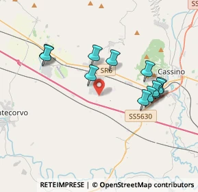 Mappa SP 276, 03030 Piedimonte San Germano FR, Italia (3.86417)