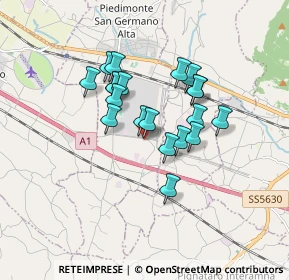 Mappa SP 276, 03030 Piedimonte San Germano FR, Italia (1.401)