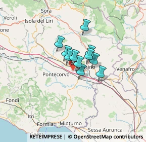 Mappa SP 276, 03030 Piedimonte San Germano FR, Italia (7.50636)
