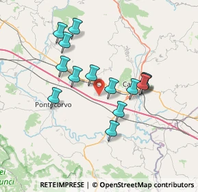 Mappa SP 276, 03030 Piedimonte San Germano FR, Italia (6.765)
