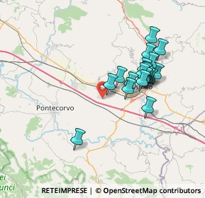Mappa SP 276, 03030 Piedimonte San Germano FR, Italia (6.784)