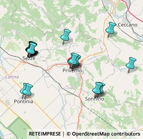 Mappa 04015 Priverno LT, Italia (8.315)