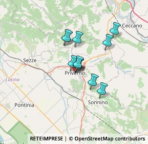 Mappa 04015 Priverno LT, Italia (4.83909)