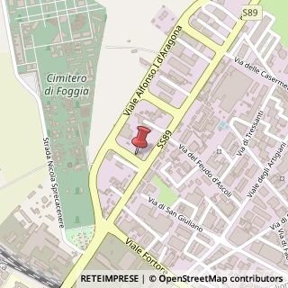 Mappa Via Nicola De Dominicis, 71121 Foggia FG, Italia, 71121 Foggia, Foggia (Puglia)