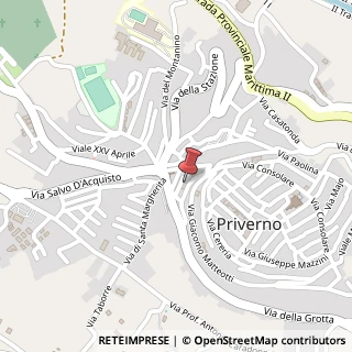 Mappa Via della Stazione, 34, 04015 Priverno, Latina (Lazio)