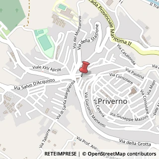 Mappa Via Borgo Sant'Antonio, 34, 04015 Priverno, Latina (Lazio)