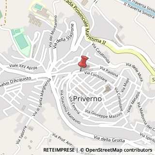 Mappa Via Consolare, 17, 04015 Priverno, Latina (Lazio)
