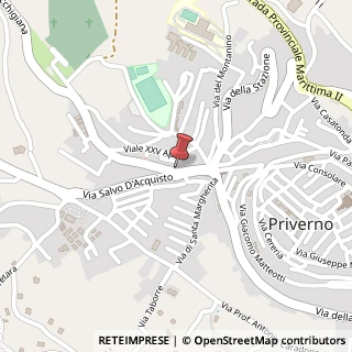 Mappa Via Torretta Marchigiana, 7, 04015 Priverno, Latina (Lazio)