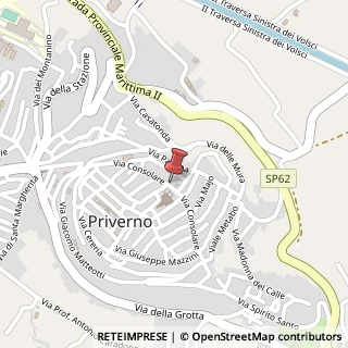 Mappa Via Consolare, 117, 04015 Priverno, Latina (Lazio)