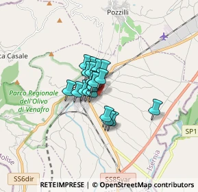 Mappa Via Curtatone, 86079 Venafro IS, Italia (0.8905)