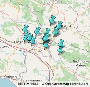 Mappa Via Curtatone, 86079 Venafro IS, Italia (9.2555)