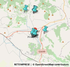 Mappa 52100 Priverno LT, Italia (2.46083)