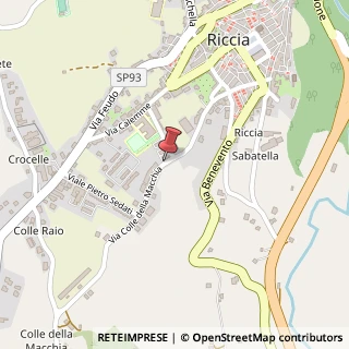 Mappa Via Sant'Antonio dei Lazzari, 72, 86016 Riccia, Campobasso (Molise)