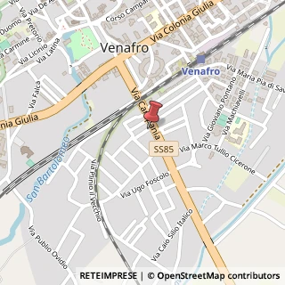 Mappa Via Campania, 62, 86079 Venafro, Isernia (Molise)