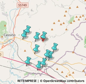 Mappa Via Mulini, 03044 Cervaro FR, Italia (3.45545)