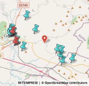 Mappa Via Mulini, 03044 Cervaro FR, Italia (5.5045)