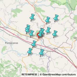 Mappa Via Monte Castellone, 03043 Cassino FR, Italia (5.865)