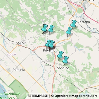 Mappa Circonvallazione Nord, 04015 Priverno LT, Italia (4.75364)