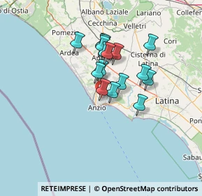 Mappa Via del Canneto, 00042 Anzio RM, Italia (10.78313)