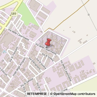 Mappa Via delle Casermette, 8B, 71121 Foggia, Foggia (Puglia)