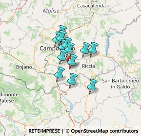 Mappa Contrada S. Vito, 86012 Cercemaggiore CB, Italia (9.01846)