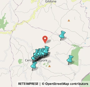 Mappa Contrada S. Vito, 86012 Cercemaggiore CB, Italia (1.729)