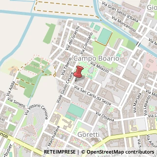 Mappa Via San Carlo da Sezze, 154, 04100 Latina, Latina (Lazio)