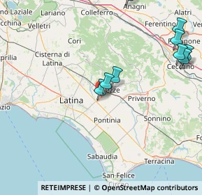 Mappa Via Campania, 04018 Sezze LT, Italia (24.55182)