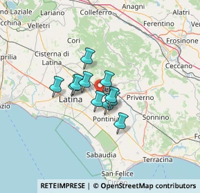 Mappa Via Campania, 04018 Sezze LT, Italia (8.06)