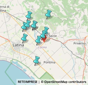 Mappa Via Campania, 04018 Sezze LT, Italia (6.60364)