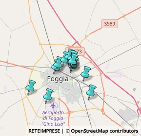 Mappa Via di Iuvara, 71121 Foggia FG, Italia (1.89308)