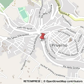 Mappa Piazza Guglielmo Marconi, 6, 04015 Priverno, Latina (Lazio)