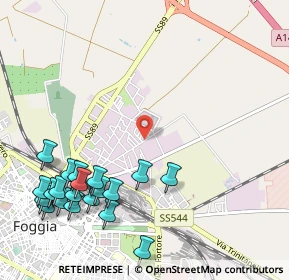 Mappa Via di Salsola, 71100 Foggia FG, Italia (1.4315)