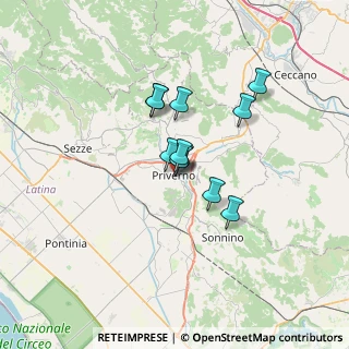 Mappa Via S. Chiara, 04015 Priverno LT, Italia (4.77455)
