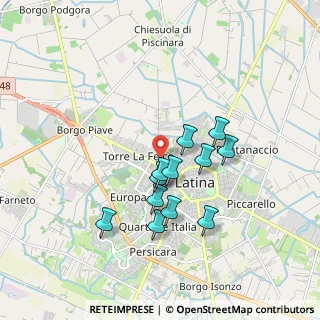 Mappa Via Adda, 04100 Latina LT, Italia (1.58667)