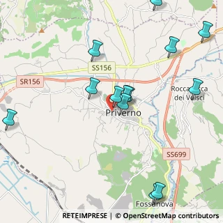 Mappa Via dei Garofani Rossi, 04015 Priverno LT, Italia (2.55538)
